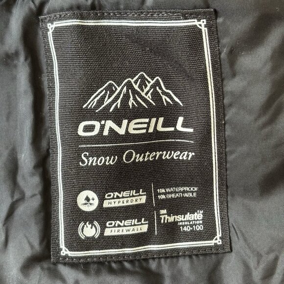 O'Neill Men's Utility Hyperdry 10K Jacket Ski Snow Outerwear Coat Blue Insulated - Picture 15 of 16